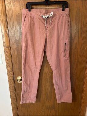 Vuori Ripstop Drawstring Pants Dusty Rose Size Medium